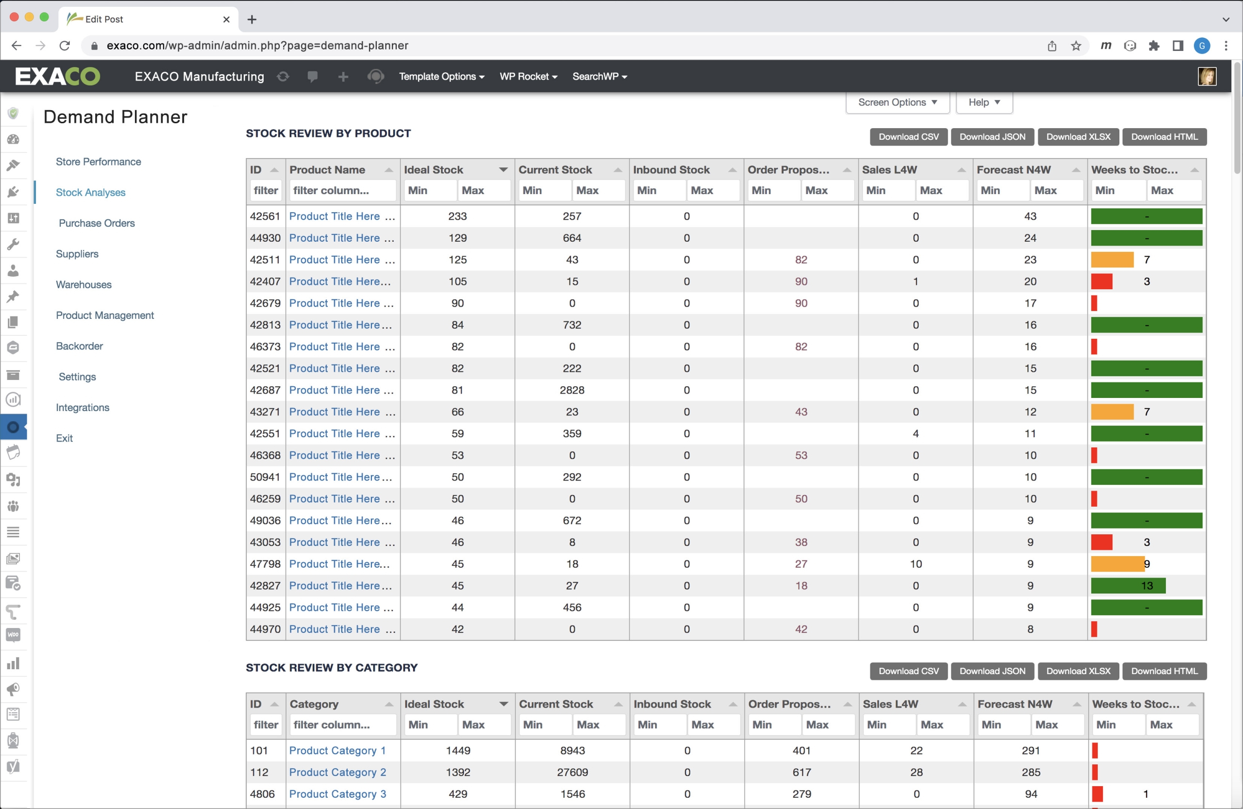 Demand Planner